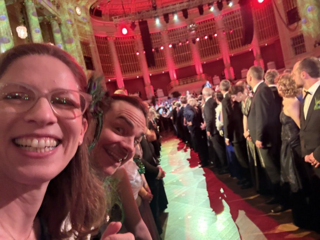 Selfie kurz vor der Balleroeffnung