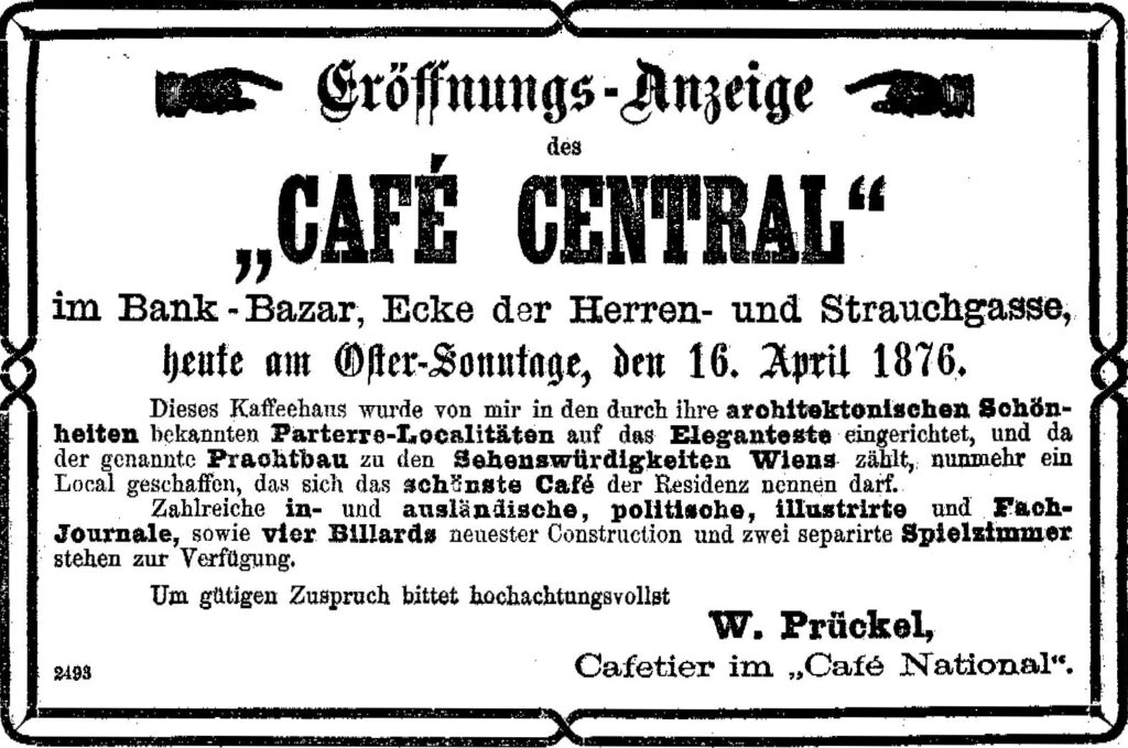 Café Central, Wien